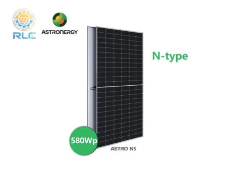 TẤM PIN MẶT TRỜI ASTRONERGY 580W N-TYPE 2 MẶT KÍNH (N5-CHSM72N(DG)F-HC-580)